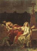 Jacques-Louis David andromache mourning hector (mk02) oil painting artist